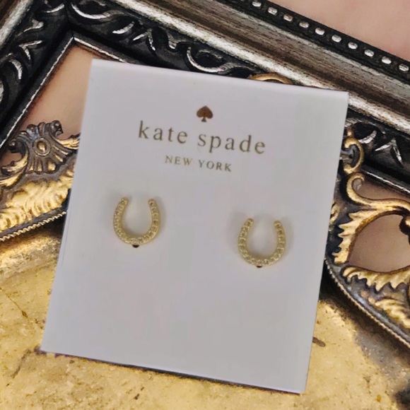 KATE SPADE • Wild Ones Horseshoe Earrings - Picture 5 of 5